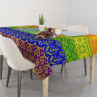 LGBT Gay Pride Happy Holigays Christmas Tablecloth Xmas Holiday Patterns - Wonder Print Shop