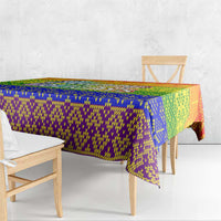 LGBT Gay Pride Happy Holigays Christmas Tablecloth Xmas Holiday Patterns - Wonder Print Shop