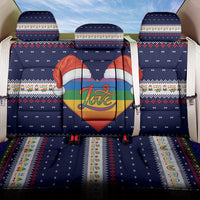 LGBT Heart Christmas Yall Christmas Back Car Seat Cover Xmas Holiday Patterns - Wonder Print Shop