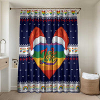 LGBT Heart Christmas Yall Christmas Bathroom Set Xmas Holiday Patterns - Wonder Print Shop