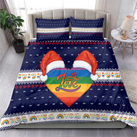 LGBT Heart Christmas Yall Christmas Bedding Set Xmas Holiday Patterns - Wonder Print Shop