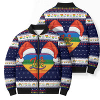 LGBT Heart Christmas Yall Christmas Bomber Puffer Jacket Xmas Holiday Patterns - Wonder Print Shop