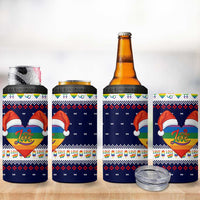 LGBT Heart Christmas Yall Christmas 4 in 1 Can Cooler Tumbler Xmas Holiday Patterns - Wonder Print Shop