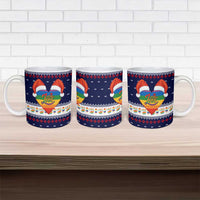 LGBT Heart Christmas Yall Christmas Ceramic Mug Xmas Holiday Patterns - Wonder Print Shop
