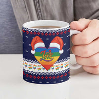 LGBT Heart Christmas Yall Christmas Ceramic Mug Xmas Holiday Patterns - Wonder Print Shop
