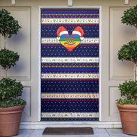 LGBT Heart Christmas Yall Christmas Door Cover Xmas Holiday Patterns - Wonder Print Shop