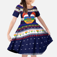 LGBT Heart Christmas Yall Christmas Family Matching Tank Maxi Dress and Hawaiian Shirt Xmas Holiday Patterns - Wonder Print Shop