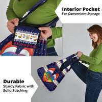 LGBT Heart Christmas Yall Christmas Grocery Bag Xmas Holiday Patterns - Wonder Print Shop