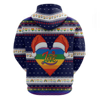 LGBT Heart Christmas Yall Christmas Hoodie Xmas Holiday Patterns - Wonder Print Shop