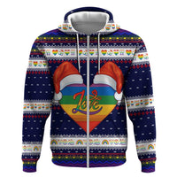 LGBT Heart Christmas Yall Christmas Hoodie Xmas Holiday Patterns - Wonder Print Shop