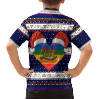 LGBT Heart Christmas Yall Christmas Kid Hawaiian Shirt Xmas Holiday Patterns - Wonder Print Shop