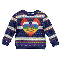 LGBT Heart Christmas Yall Christmas Kid Ugly Christmas Sweater Xmas Holiday Patterns - Wonder Print Shop