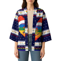 LGBT Heart Christmas Yall Christmas Kimono Xmas Holiday Patterns - Wonder Print Shop