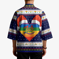 LGBT Heart Christmas Yall Christmas Kimono Xmas Holiday Patterns - Wonder Print Shop
