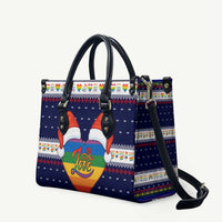 LGBT Heart Christmas Yall Christmas Leather Bag Xmas Holiday Patterns - Wonder Print Shop
