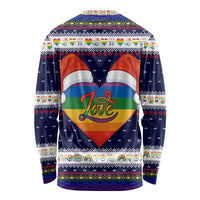 LGBT Heart Christmas Yall Christmas Long Sleeve Shirt Xmas Holiday Patterns - Wonder Print Shop