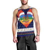 LGBT Heart Christmas Yall Christmas Men Tank Top Xmas Holiday Patterns - Wonder Print Shop