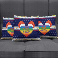 LGBT Heart Christmas Yall Christmas Pillow Cover Xmas Holiday Patterns - Wonder Print Shop