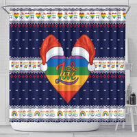 LGBT Heart Christmas Yall Christmas Shower Curtain Xmas Holiday Patterns - Wonder Print Shop