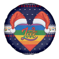 LGBT Heart Christmas Yall Christmas Spare Tire Cover Xmas Holiday Patterns - Wonder Print Shop