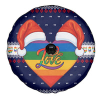 LGBT Heart Christmas Yall Christmas Spare Tire Cover Xmas Holiday Patterns - Wonder Print Shop