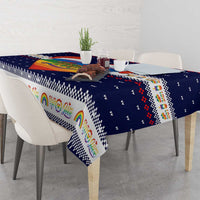LGBT Heart Christmas Yall Christmas Tablecloth Xmas Holiday Patterns - Wonder Print Shop
