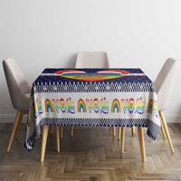 LGBT Heart Christmas Yall Christmas Tablecloth Xmas Holiday Patterns - Wonder Print Shop