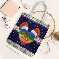 LGBT Heart Christmas Yall Christmas Tote Bag Xmas Holiday Patterns - Wonder Print Shop