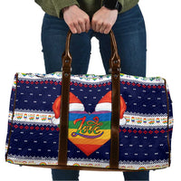 LGBT Heart Christmas Yall Christmas Travel Bag Xmas Holiday Patterns - Wonder Print Shop