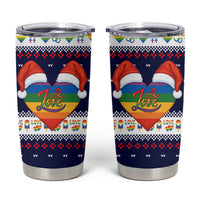 LGBT Heart Christmas Yall Christmas Tumbler Cup Xmas Holiday Patterns - Wonder Print Shop