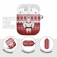 Llama Superhero Christmas AirPods Case Xmas Holiday Patterns - Wonder Print Shop