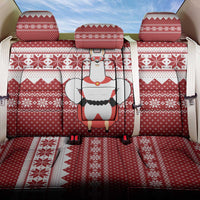 Llama Superhero Christmas Back Car Seat Cover Xmas Holiday Patterns - Wonder Print Shop