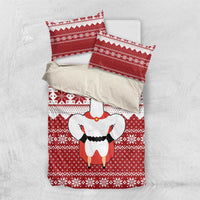 Llama Superhero Christmas Bedding Set Xmas Holiday Patterns - Wonder Print Shop