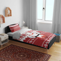 Llama Superhero Christmas Bedding Set Xmas Holiday Patterns - Wonder Print Shop