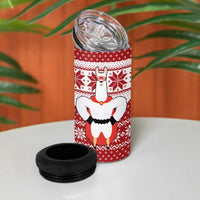 Llama Superhero Christmas 4 in 1 Can Cooler Tumbler Xmas Holiday Patterns - Wonder Print Shop