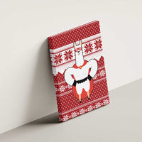 Llama Superhero Christmas Canvas Wall Art Xmas Holiday Patterns - Wonder Print Shop