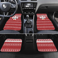 Llama Superhero Christmas Car Mats Xmas Holiday Patterns - Wonder Print Shop
