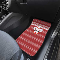 Llama Superhero Christmas Car Mats Xmas Holiday Patterns - Wonder Print Shop