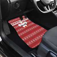 Llama Superhero Christmas Car Mats Xmas Holiday Patterns - Wonder Print Shop