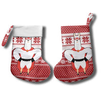 Llama Superhero Christmas Stocking Xmas Holiday Patterns - Wonder Print Shop