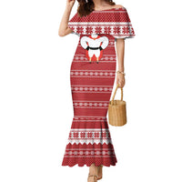 Llama Superhero Christmas Family Matching Mermaid Dress and Hawaiian Shirt Xmas Holiday Patterns - Wonder Print Shop