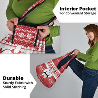 Llama Superhero Christmas Grocery Bag Xmas Holiday Patterns - Wonder Print Shop