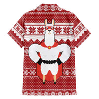 Llama Superhero Christmas Hawaiian Shirt Xmas Holiday Patterns - Wonder Print Shop