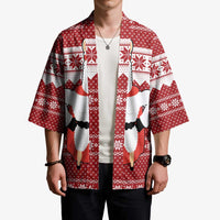 Llama Superhero Christmas Kimono Xmas Holiday Patterns - Wonder Print Shop