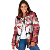 Llama Superhero Christmas Padded Jacket Xmas Holiday Patterns - Wonder Print Shop
