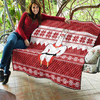 Llama Superhero Christmas Quilt Xmas Holiday Patterns - Wonder Print Shop