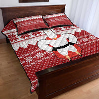 Llama Superhero Christmas Quilt Bed Set Xmas Holiday Patterns - Wonder Print Shop