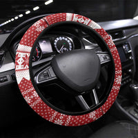 Llama Superhero Christmas Steering Wheel Cover Xmas Holiday Patterns - Wonder Print Shop