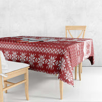 Llama Superhero Christmas Tablecloth Xmas Holiday Patterns - Wonder Print Shop