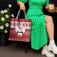 Llama Superhero Christmas Tote Bag Xmas Holiday Patterns - Wonder Print Shop